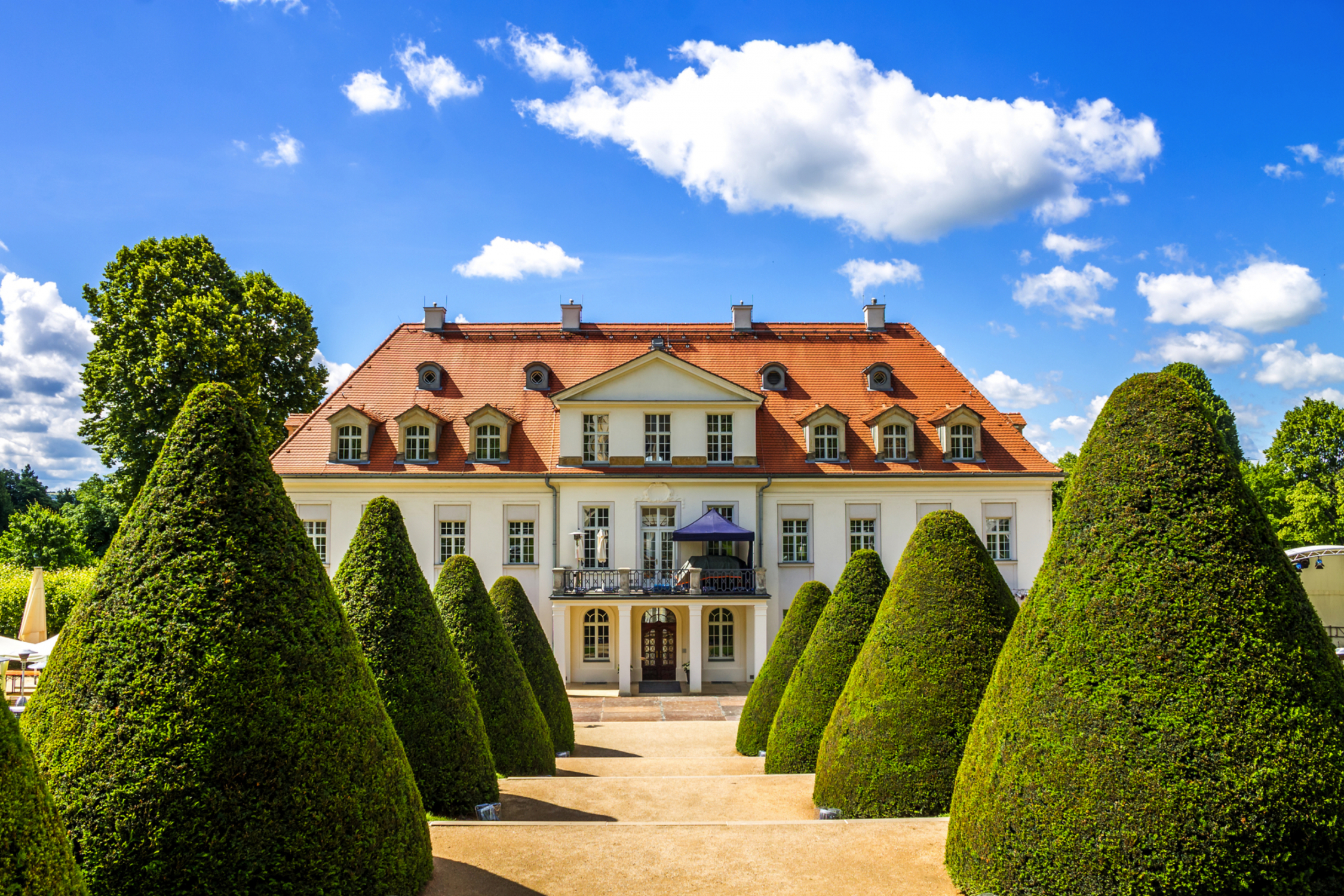 Schloss Wackerbarth in Radebeul, Deutschland