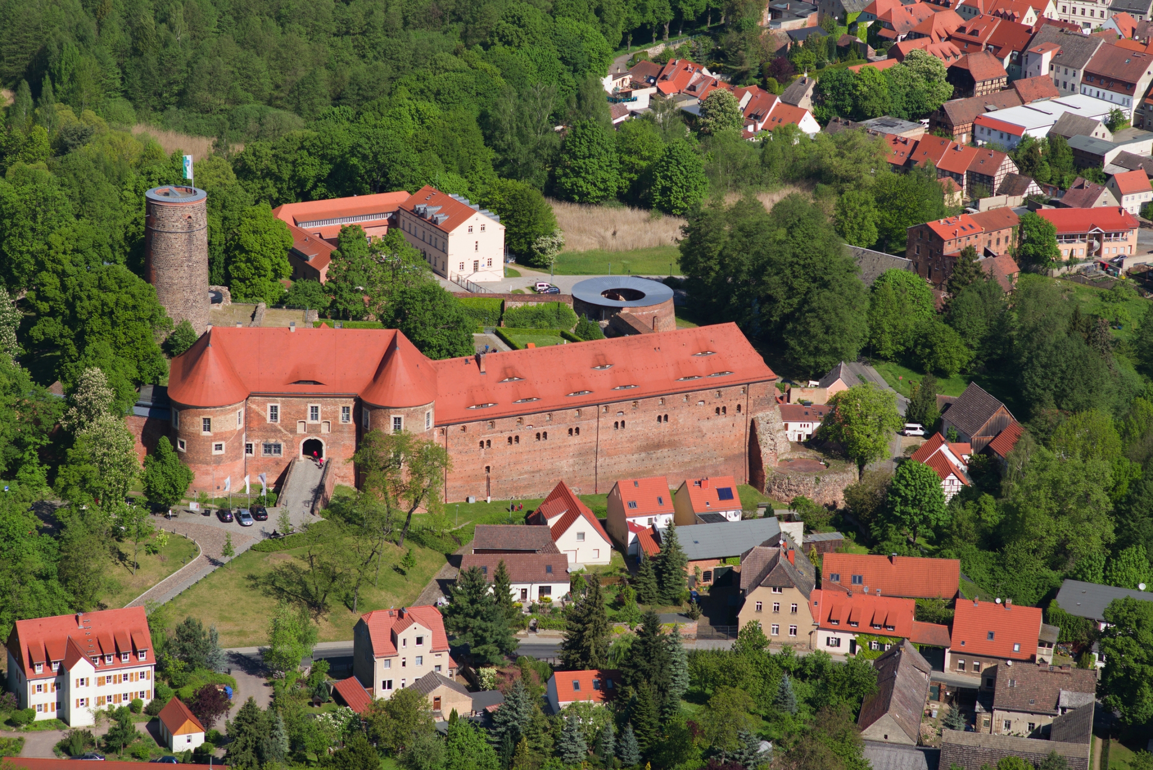 Burg Eisenhardt - Bad Belzig - Luftbild